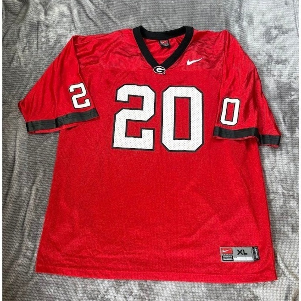 Nike Georgia Bulldogs Jersey XL Red #20 NCAA College Football Team Authentic
